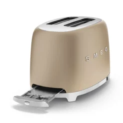 Toaster 2 Tranches Grille Pain Années 50 SMEG Or Mat -Maison Cuisine Série toaster 2 tranches grille pain annees 50 smeg or mat 5