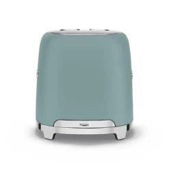 Toaster 2 Tranches Grille Pain Années 50 SMEG Vert émeraude Mat -Maison Cuisine Série toaster 2 tranches grille pain annees 50 smeg vert emeraude mat 2