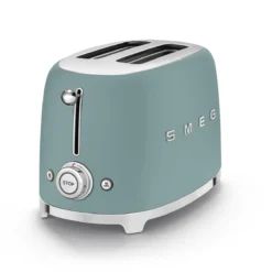 Toaster 2 Tranches Grille Pain Années 50 SMEG Vert émeraude Mat -Maison Cuisine Série toaster 2 tranches grille pain annees 50 smeg vert emeraude mat 3