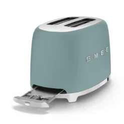 Toaster 2 Tranches Grille Pain Années 50 SMEG Vert émeraude Mat -Maison Cuisine Série toaster 2 tranches grille pain annees 50 smeg vert emeraude mat 8