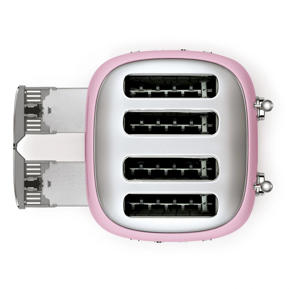 Toaster 4 Fentes Grille Pain Années 50 SMEG Rose 2 Toaster 4 Fentes Grille Pain Années 50 SMEG Rose – Image 2