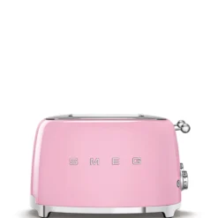 Toaster 4 Fentes Grille Pain Années 50 SMEG Rose