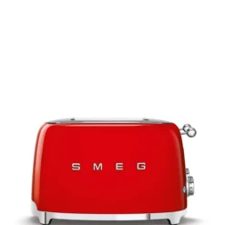 Toaster 4 Fentes Grille Pain Années 50 SMEG Rouge
