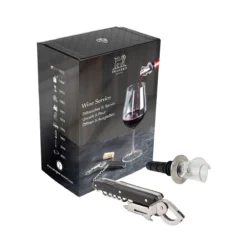 WINE SERVICE Coffret Tire Bouchon CLAVELIN Et Bec Verseur ARUM PEUGEOT